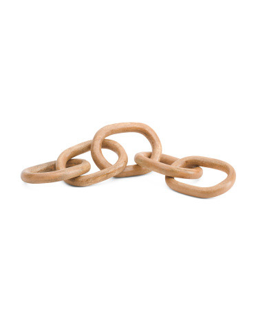 21in Wood Chain Decor | TJ Maxx