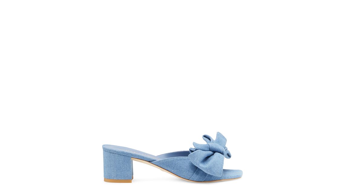 Loveknot 50 Block Slide | Stuart Weitzman Outlet