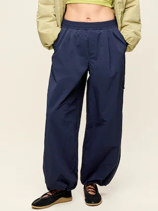 Mid-Rise Woven Utility Pants | Old Navy (US)