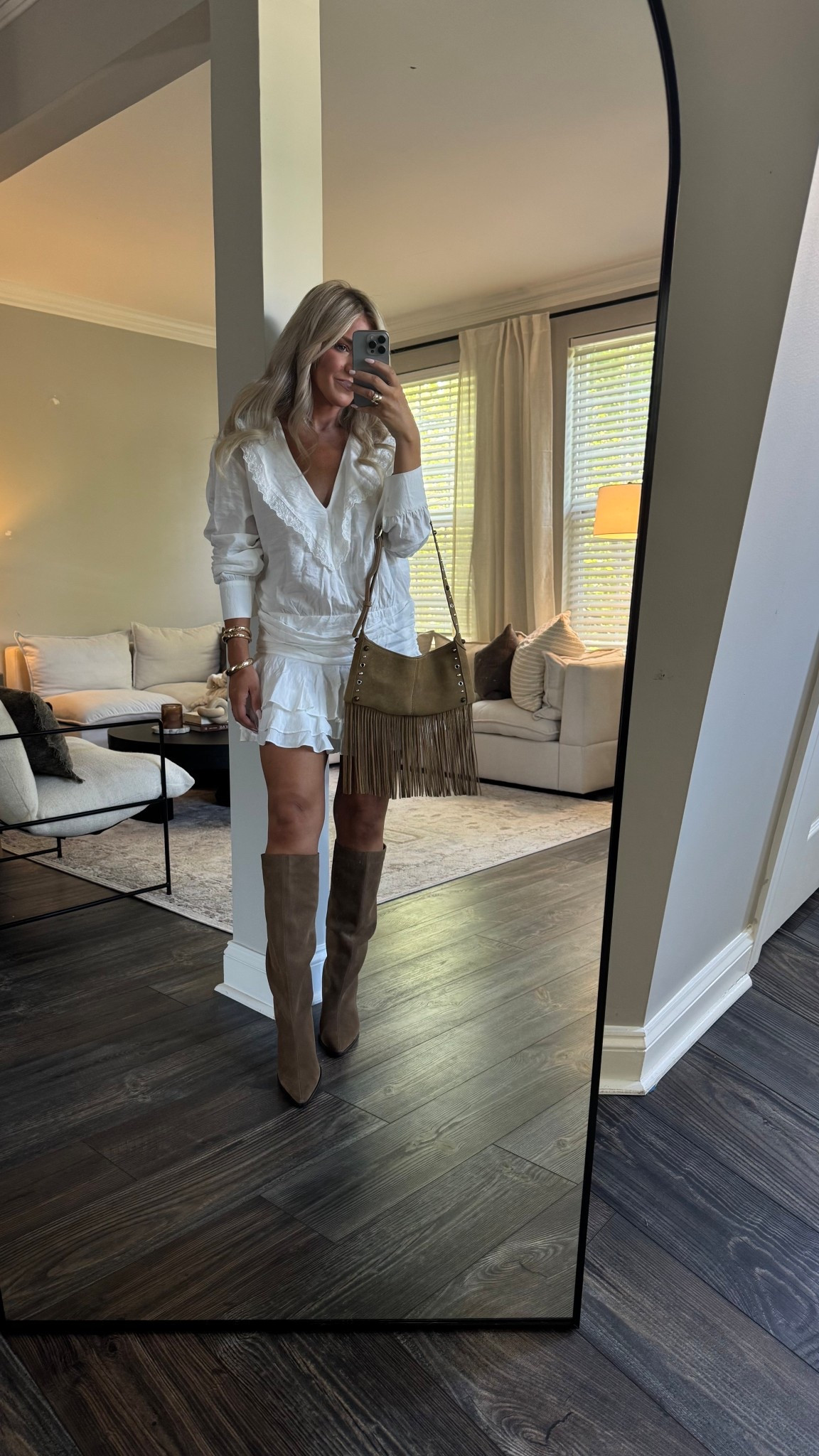 Cutest boho dress and suede boot combo! 

#LTKFindsUnder100 #LTKSeasonal #LTKStyleTip