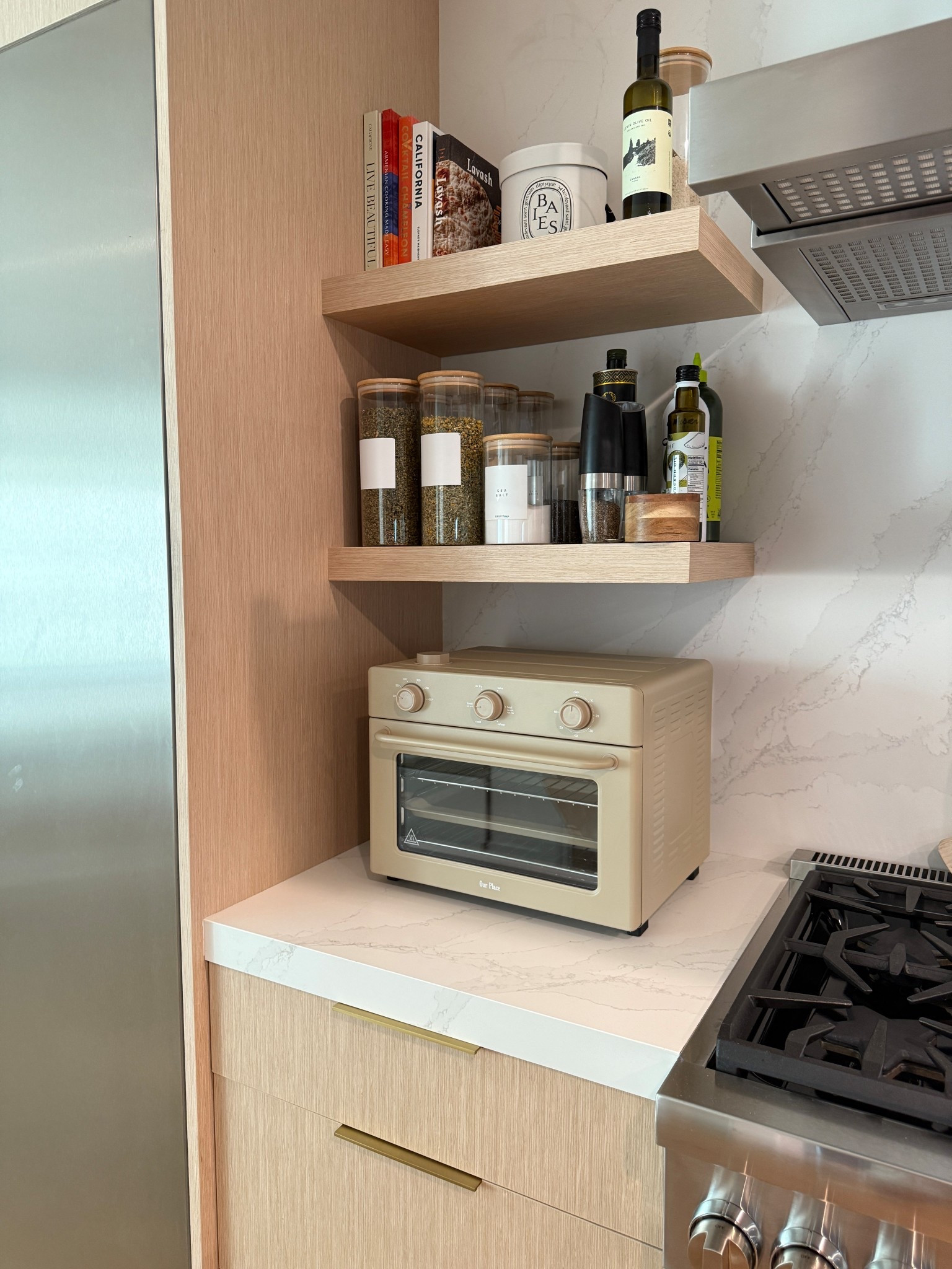 I did so much research before choosing this air fryer — most have hidden Teflon or forever chemicals, but the Our Place Wonder Oven is clean, non-toxic, and actually pretty! I’m obsessed. It air fries, bakes, reheats, and looks cute on the counter 🫶🏼 

#LTKHome
