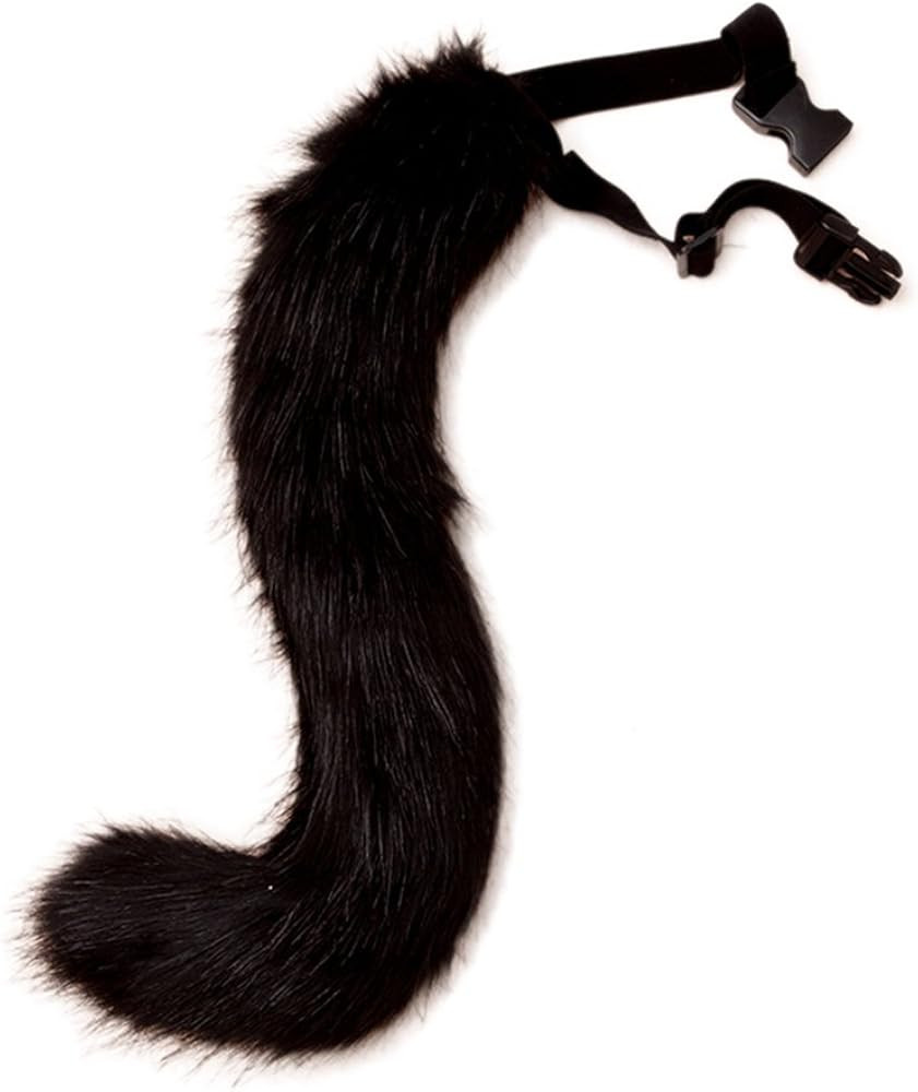 JUNBOON Faux Fur Tail for Cosplay Halloween Party Costume | Amazon (US)