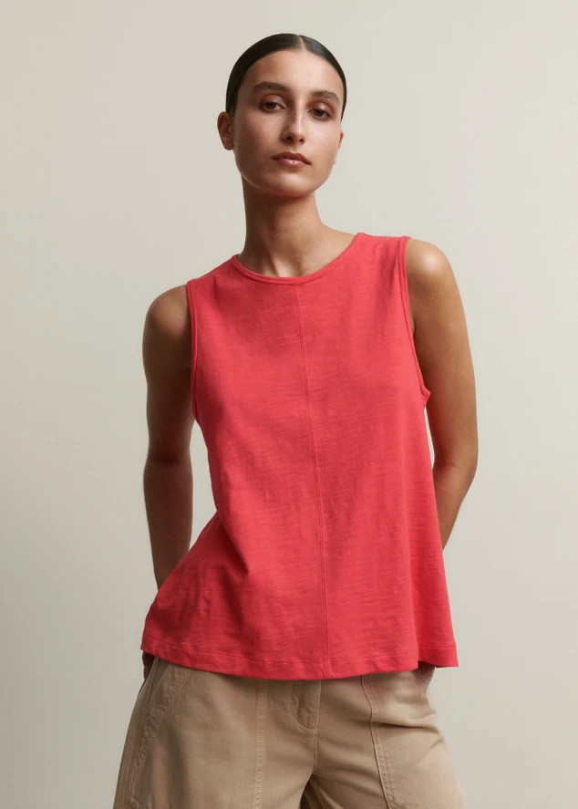 Slub Crew Neck Swing Vest | ME+EM US