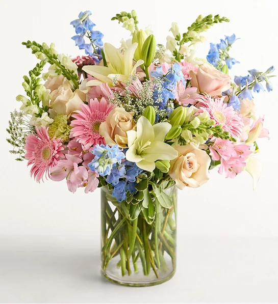 Delphinium Meadow™See product detailsLarge$134.98Medium$109.98Small$83.98Sign In For ContactsDe... | 1800flowers.com