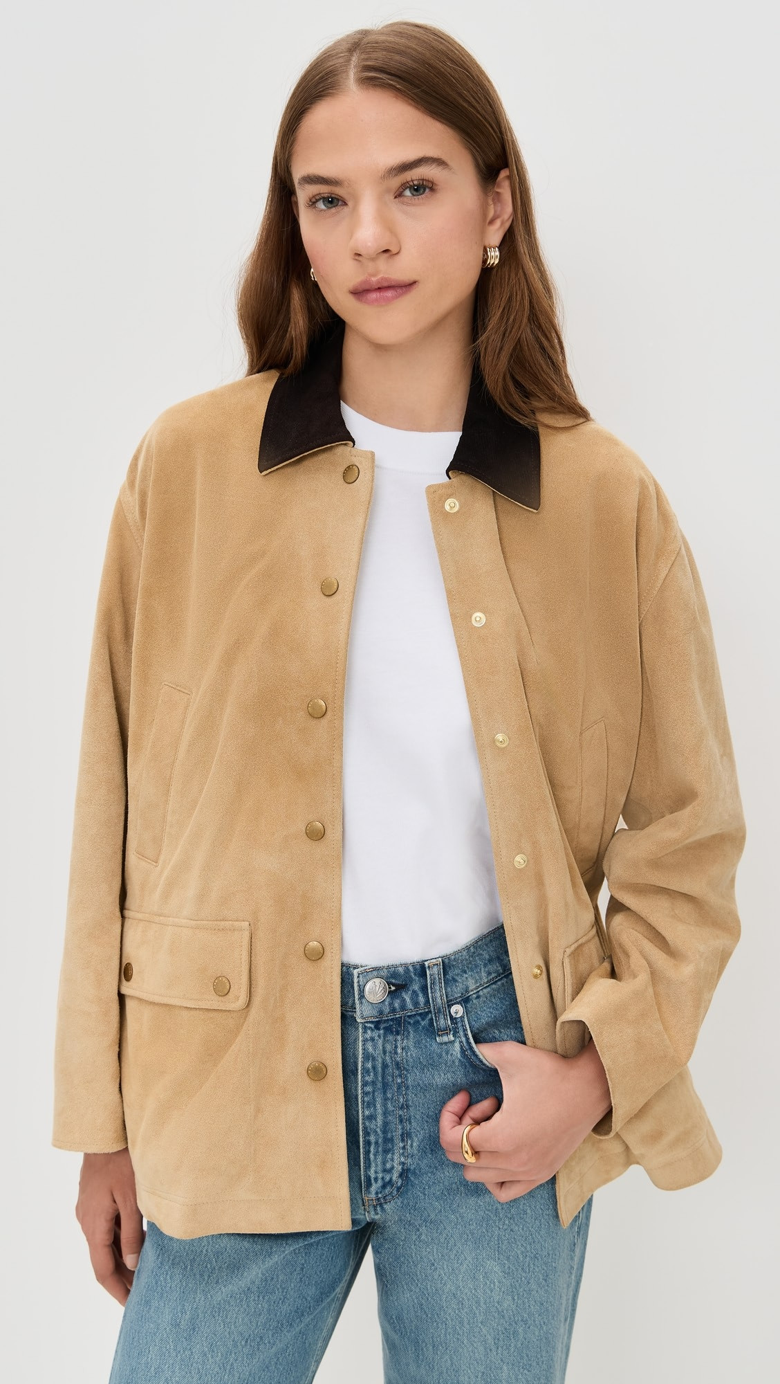 Cassidy Suede Barn Jacket | Shopbop