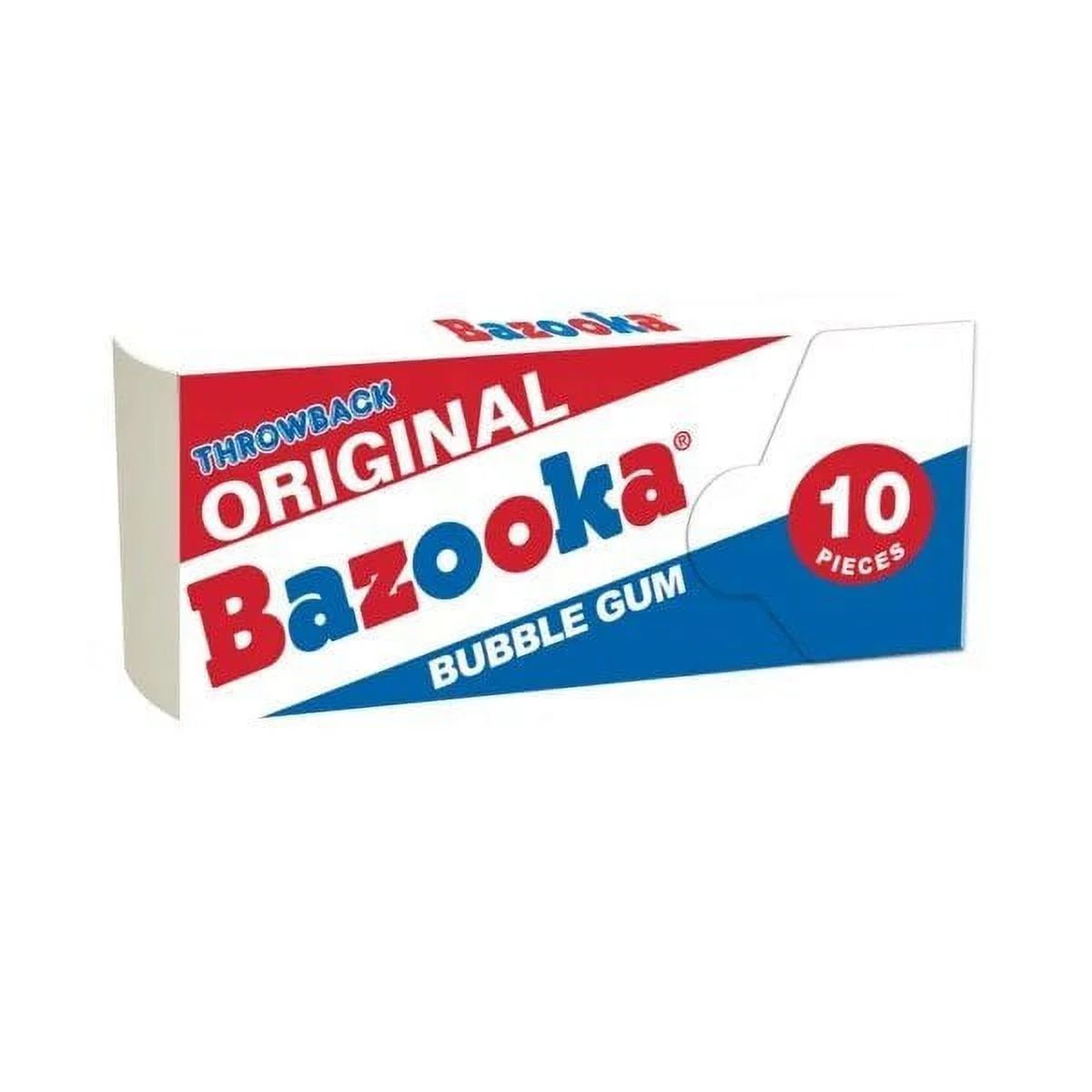 Bazooka Original & Blue Razz Bubble Gum, 10 pieces | Walmart (US)