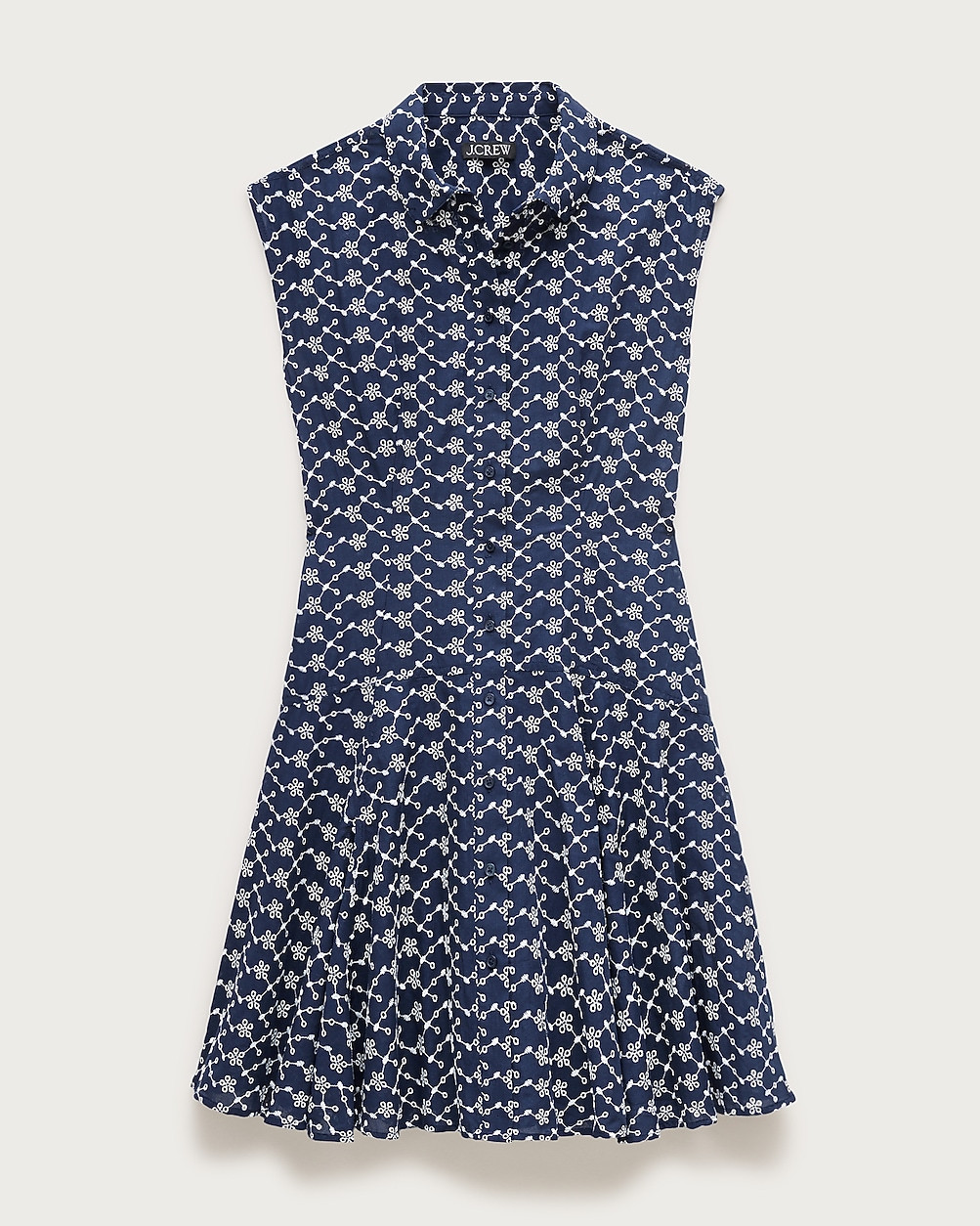 Mini eyelet shirt-dress | J. Crew US
