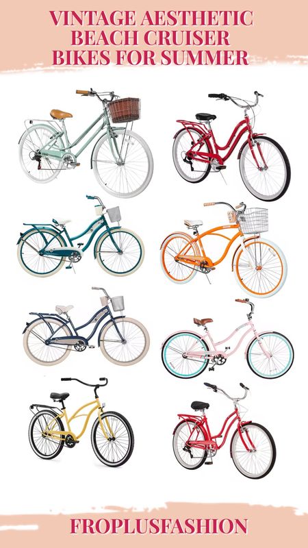 Shopping for cute bikes to ride this summer check out these beach cruiser bikes! 

#LTKfamily #LTKFind #LTKFitness