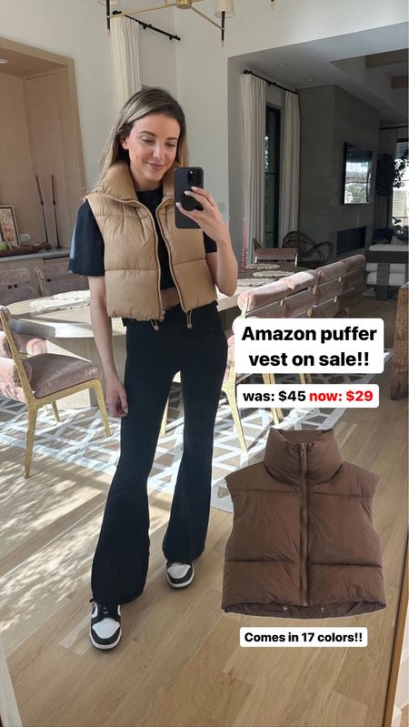 Amazon puffer vest on sale!! 

#LTKfindsunder50 #LTKCyberWeek #LTKsalealert