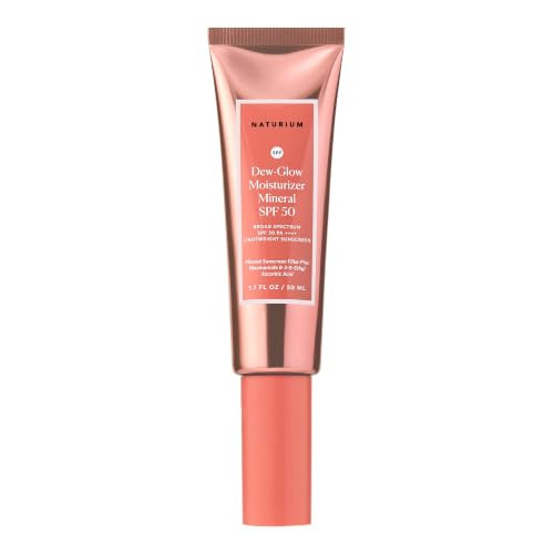 Naturium Dew-Glow Moisturizer Mineral SPF 50, Face Sunscreen, 1.7 fl oz | Amazon (US)