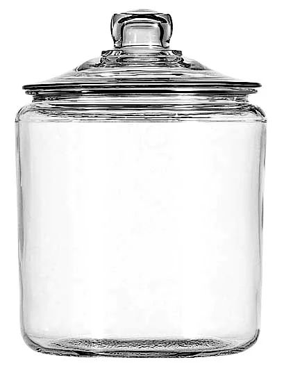 Anchor Hocking Glass Storage Heritage Hill Jar, 1 Gal, Set of 2 | Walmart (US)