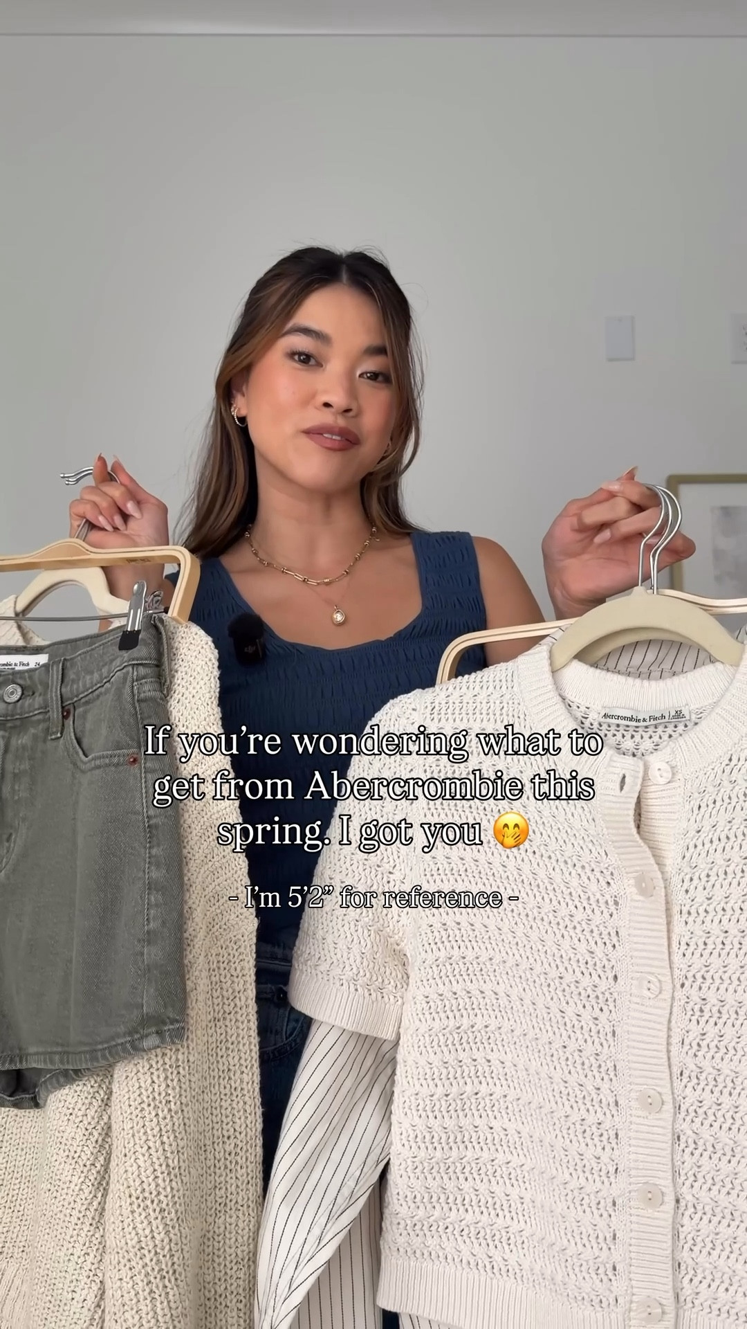 My @Abercrombie spring new arrivals picks!   

I'm 5"2 for reference

• Blue Tank XS, 
• Blue Denim size 23 Extra Short in Medium Wash raw hem, 
• Knit Button Up Top XS, 
• Barrel Jeans in Light, 
• Cotton Sweater XS, 
• Green Shorts size 24, 
• Striped Jacket XS, 
• Red Polkadot Dress size XS Petite,

Abercrombie Spring try on haul, Petite style, petite fashion, mom outfit, mom style, petite pants, petite outfit ideas, petite outfits, best pants for petite, petite denim, spring style, spring outfits, beach outfits, vacation outfits, barrel jeans for petite, denim shorts, petite spring dresses, wedding guest dress, summer dresses 

 #AbercrombiePartner #ad #sponsored #giftedproduct 

#LTKootd #LTKSeasonal #LTKPetite