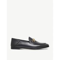 Gucci Brixton leather loafers, Women's, Size: EUR 35 / 2 UK WOMEN, Black | Selfridges