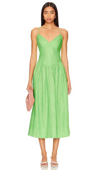 Sophie Dress in Green Lemon | Revolve Clothing (Global)