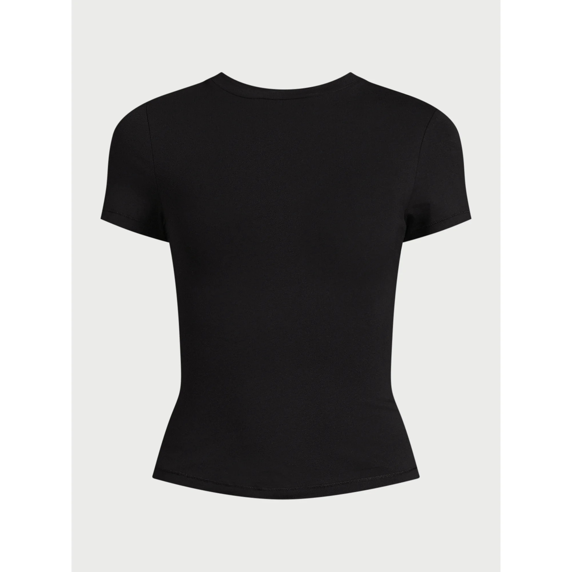 Scoop Women’s Ultimate Cotton Jersey Fitted Baby Tee with Short Sleeves, Sizes XS-XXL | Walmart (US)