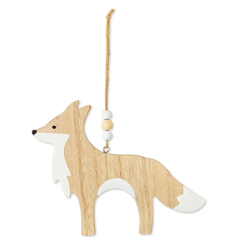 Brown Wood Fox Christmas Ornament, 5", by Holiday Time | Walmart (US)