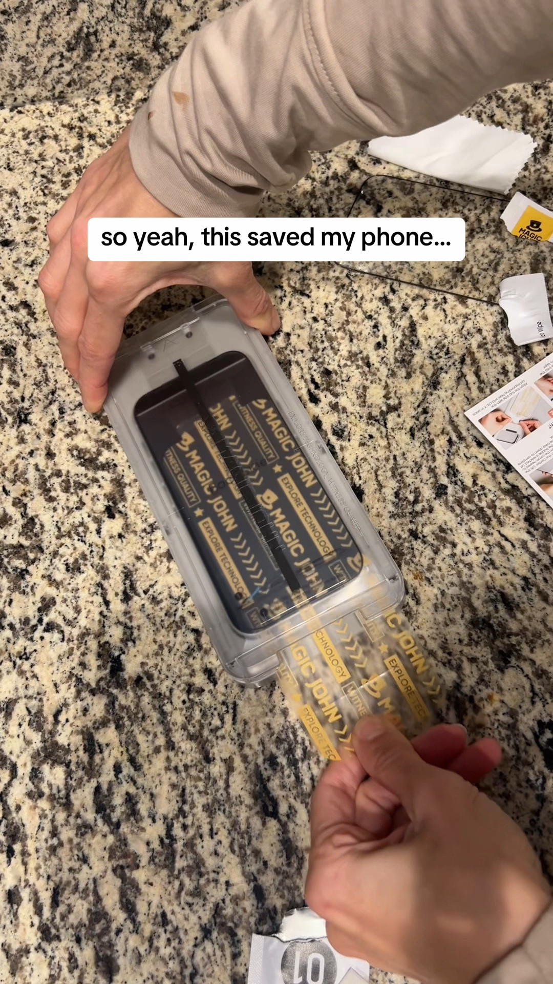 I’m convinced everyone who owns a phone should use these 🤪 #screenprotector #phonemusthaves #phoneaccessories 

#LTKFindsUnder50 #LTKHome