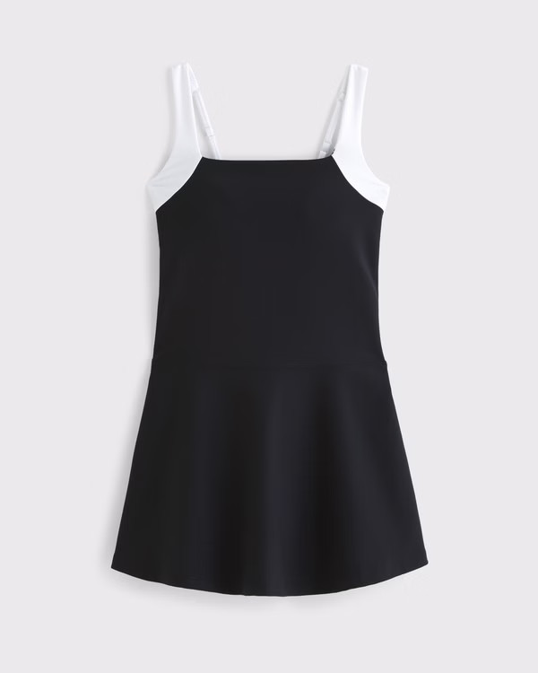 YPB sculptLUX Drop-Waist Mini Dress | Abercrombie & Fitch (US)