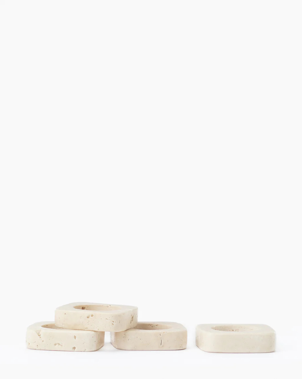 Travertine Napkin Rings (Set of 4) | McGee & Co.