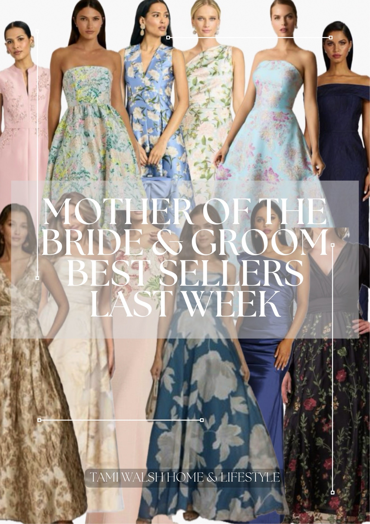 Are you a mother of the bride or a mother of the groom looking for a dress that is not matronly, flattering, and fun? Well over on my page we go through all sorts of dress categories, like colors, sleeve lengths, formalities, etc. Every week I show you the dresses that were the best sellers from the week before.

If you do not like these dresses for whatever reason, make sure to check out my home page for all of the other options. These are simply the ones that everybody else liked best and you deserve to shine on your son or daughter’s wedding day, too.

Follow over dresses, but stay for the fun! I’m your fiftyish best friend. 🙃

￼