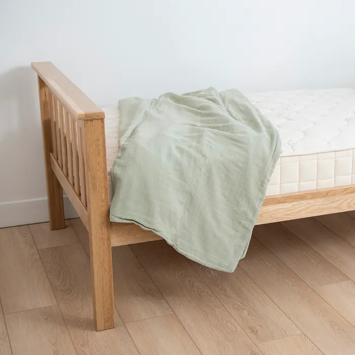 Breathable Organic Cotton Muslin Kids Blanket | Naturepedic