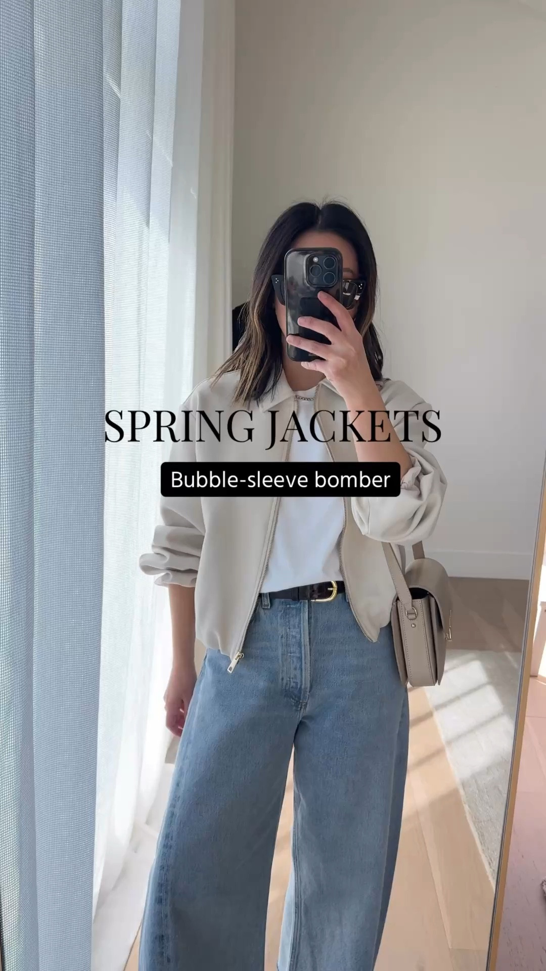 Spring Jackets: Madewell Bubble Sleeve Bomber Jacket on sale. This is so cute! And the color is perfect for spring. I'm wearing the xs but may try the small as well. 

Madewell tee xs
Madewell jacket xs
AGOLDE luna jeans 25 wash is Void - cut hems
Dragon Diffusion Santa Croc bag small
Sam Edelman woven flats 5
Quince earrings
Celine sunglasses
Dorsey James necklace 15"

Spring style, spring outfits, petite style, jackets 


#LTKSaleAlert #LTKootd #LTKPetite