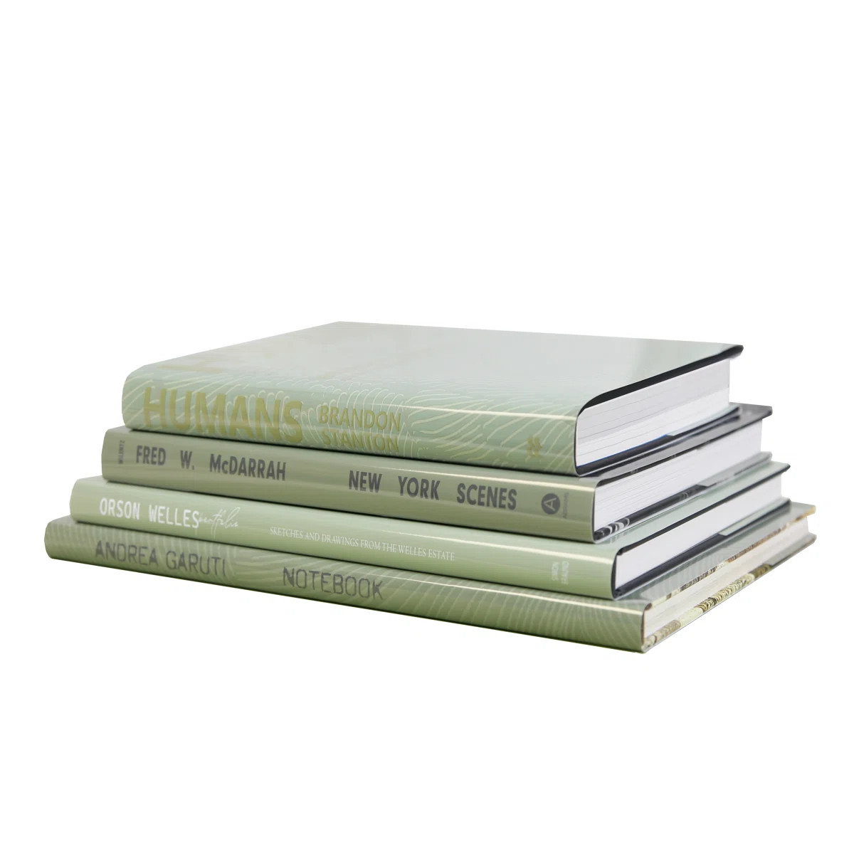 Ruken Decorative Books - Everglades Coffee Table Stack - 4 Green Books | Wayfair North America