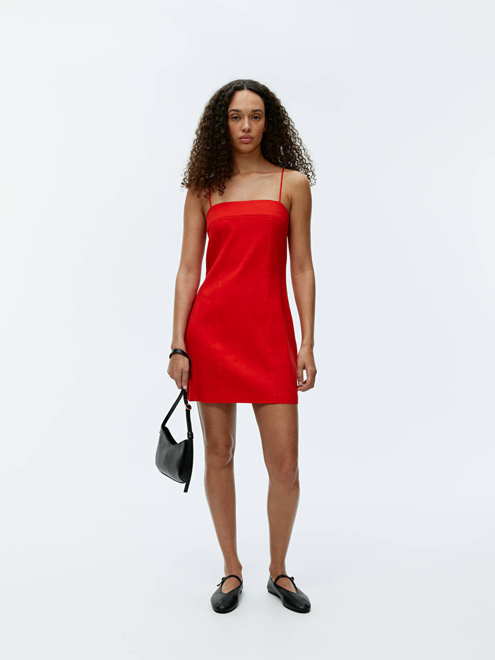 Linen-Blend Mini Dress | ARKET (US&UK)
