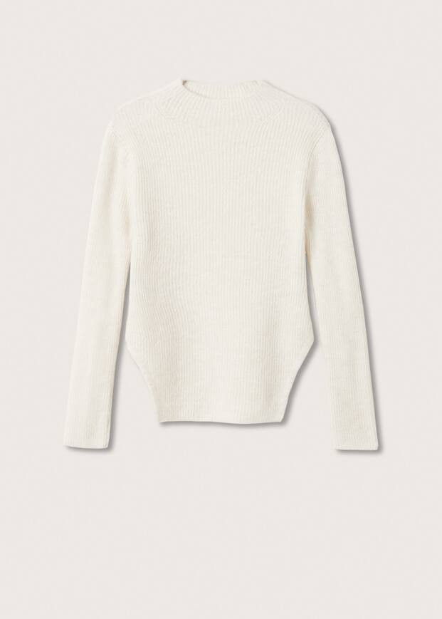 Ribbed knit sweater | MANGO (UK)
