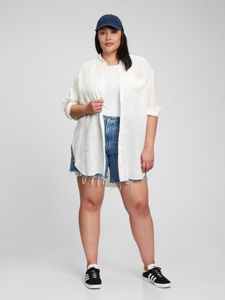 Linen Weekend Tunic Shirt | Gap (US)