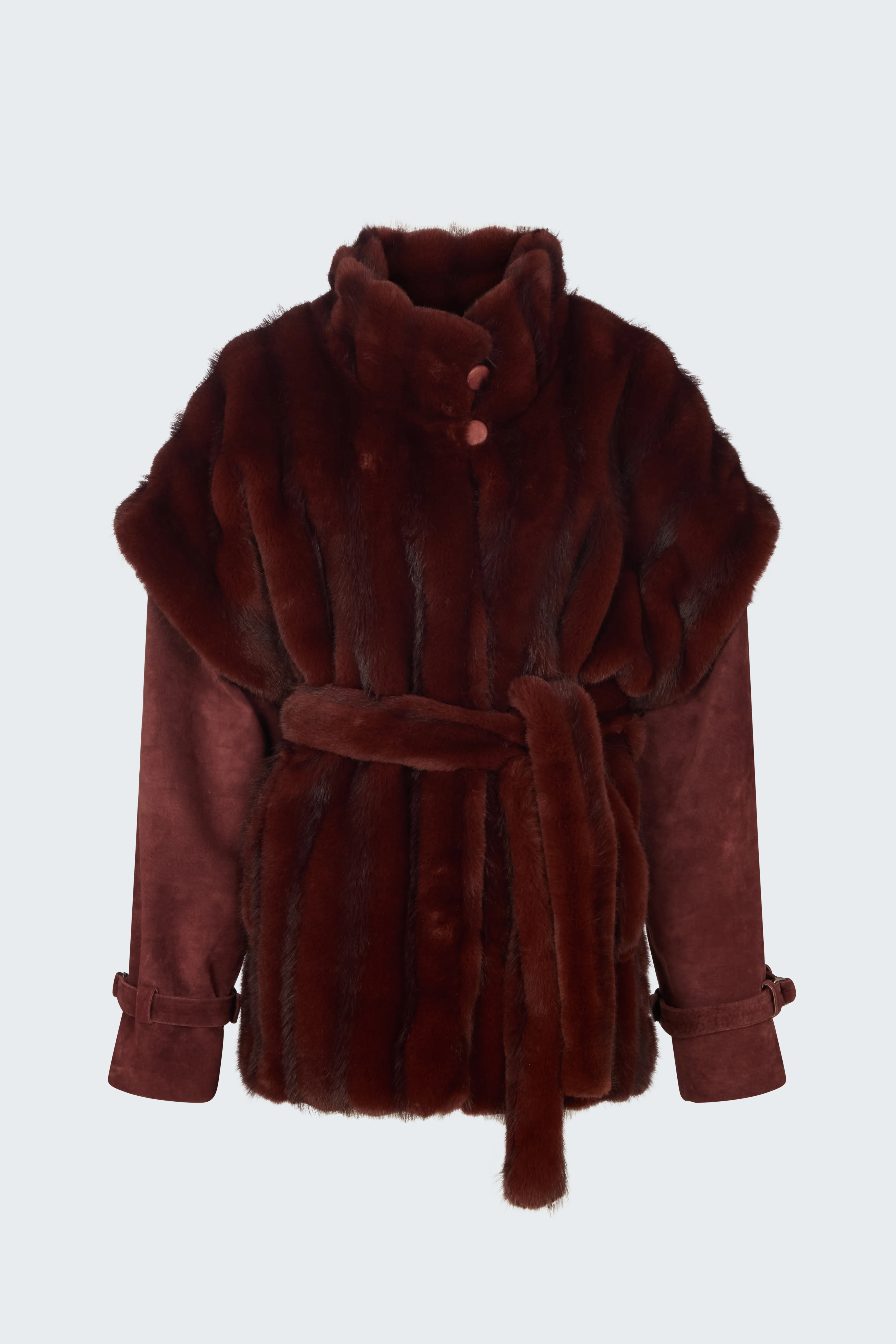 Harper Fur and Suede Jacket | DUCIE