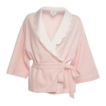 Helen Bed Jacket in Pink | Loozieloo