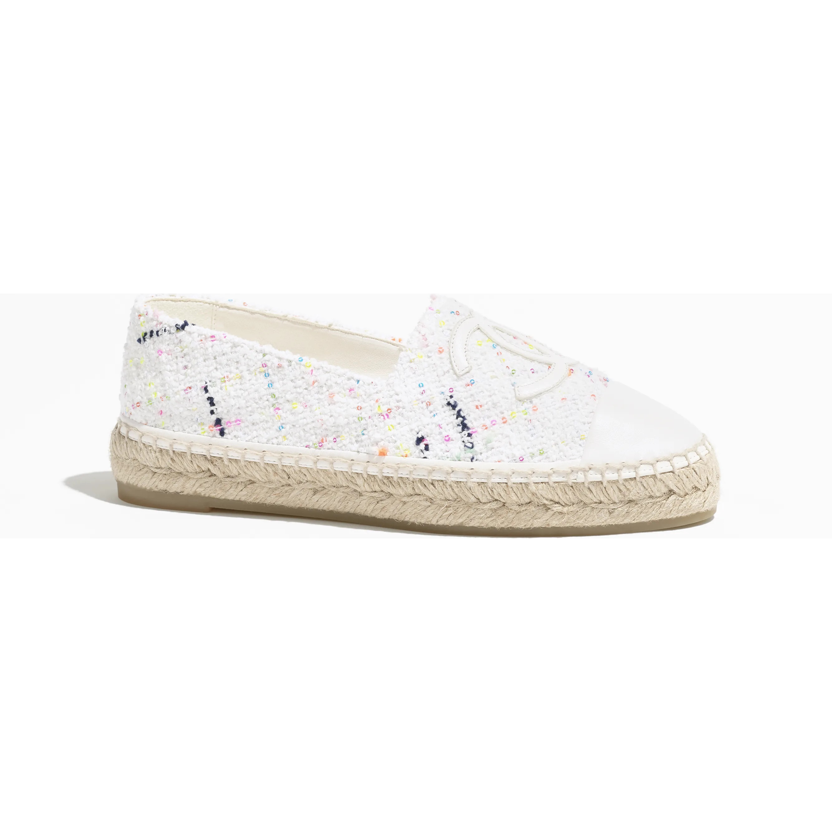 Espadrilles

            
		Iridescent Tweed & Lambskin
	
		Yellow & Multicolor | Chanel, Inc. (US)