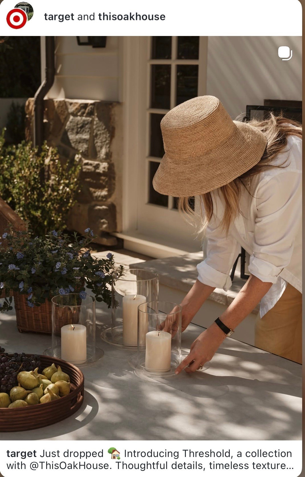Just dropped at @Target 🏡 
Introducing Threshold, a collection with This OakH House. Thoughtful details, timeless textures and easy-to-layer pieces designed to live beautifully alongside what you already own. 🖤

#LTKSeasonal #LTKHome #LTKOver40