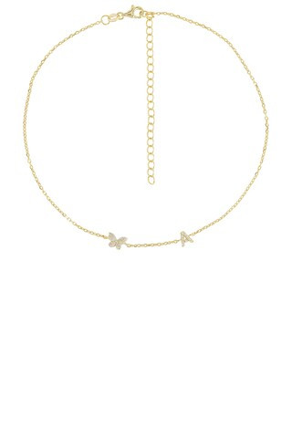 Pave Butterfly Initial Choker
                    
                    By Adina Eden | Revolve Clothing (Global)