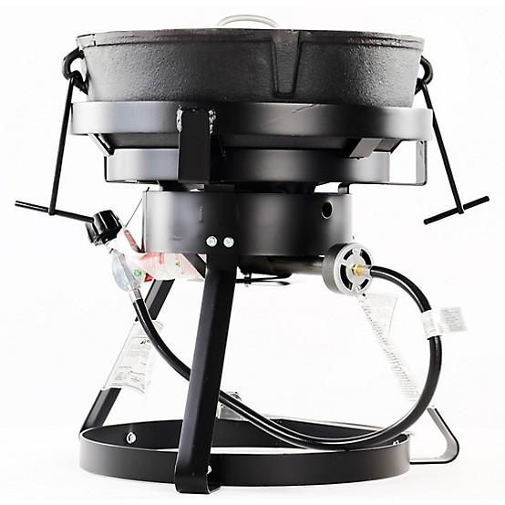 King Kooker  19 in. Outdoor Grill and Smoker with 5 gal. Cast Iron Jambalaya Pot and Aluminum Lid... | Tractor Supply