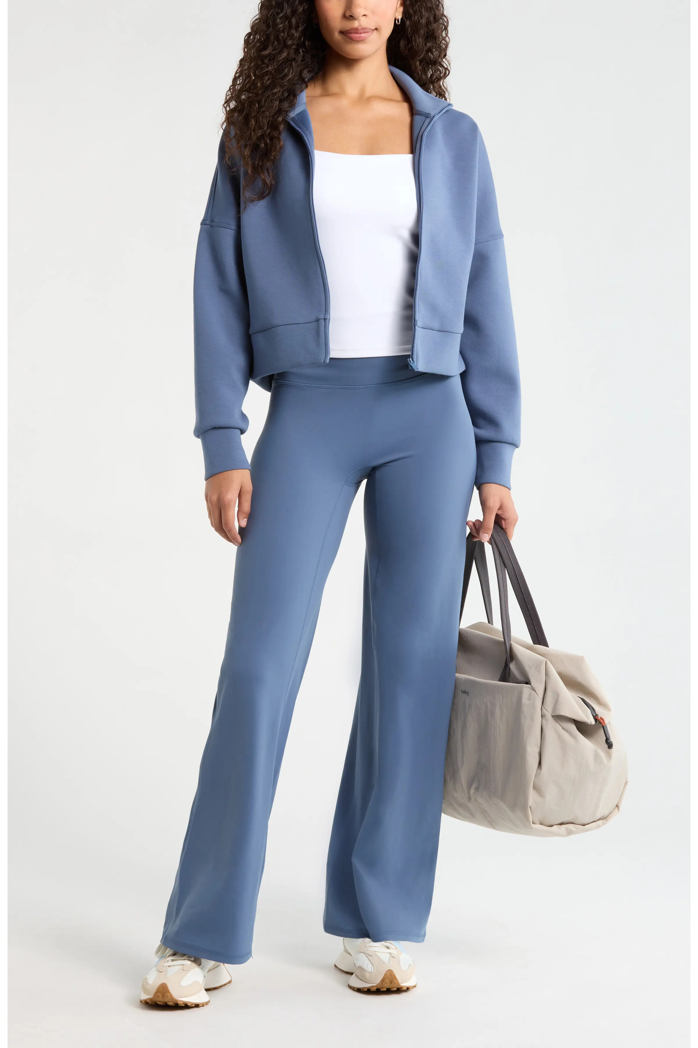 Zella Zen High Waist Wide Leg Pants (Women) | Nordstrom | Nordstrom