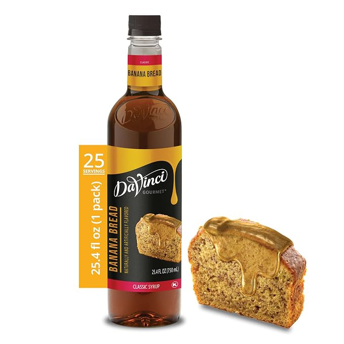 DaVinci Gourmet Banana Bread Syrup, 25.4 Fluid Ounces (Pack of 1) | Amazon (US)