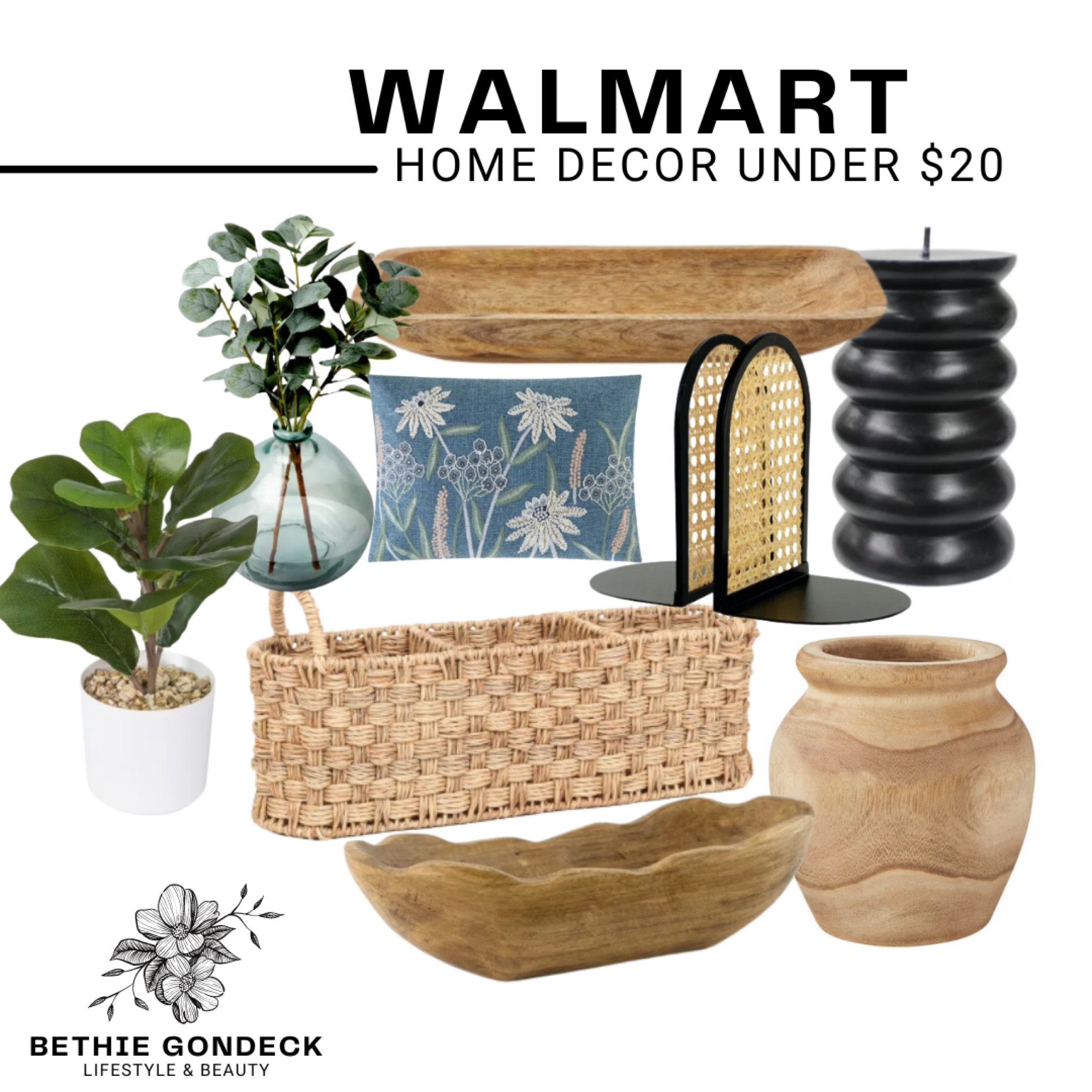 Walmart Home Decor ALL under $20! So many cute + modern items!

#LTKhome