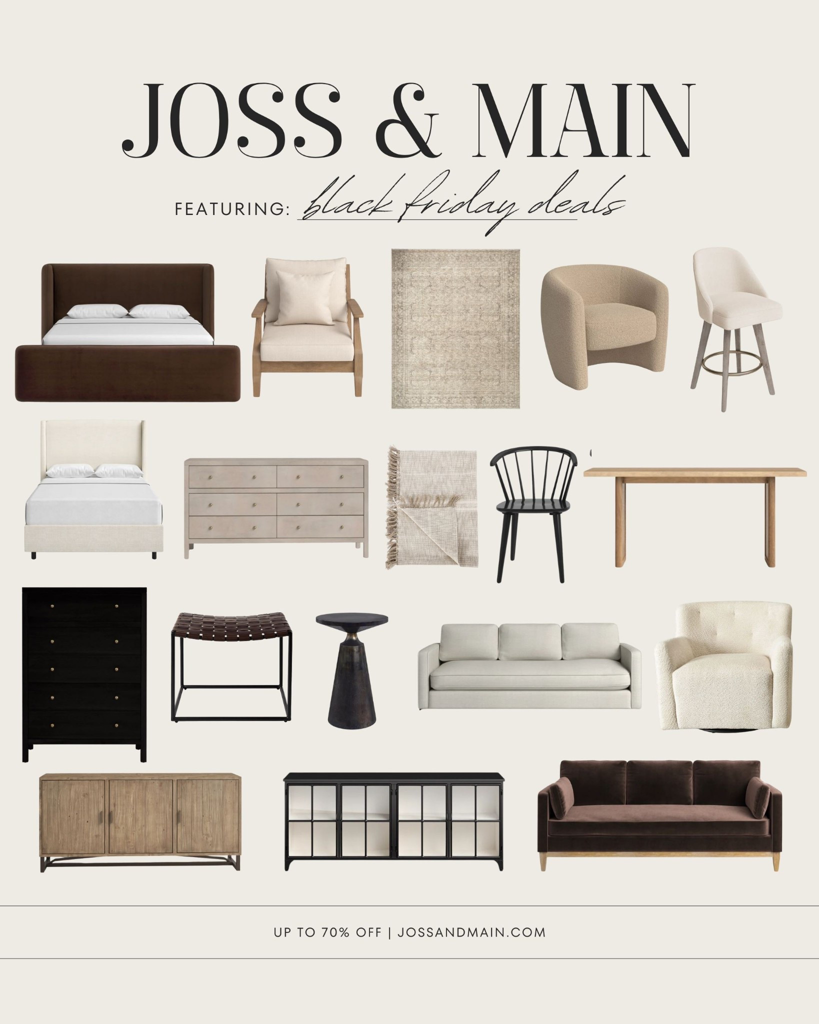 Shop furniture from our home up to 70% off for the Joss & Main Black Friday sale! #jossandmainpartner #jossandmaincommunity @jossandmain

#LTKSaleAlert #LTKHome #LTKHoliday