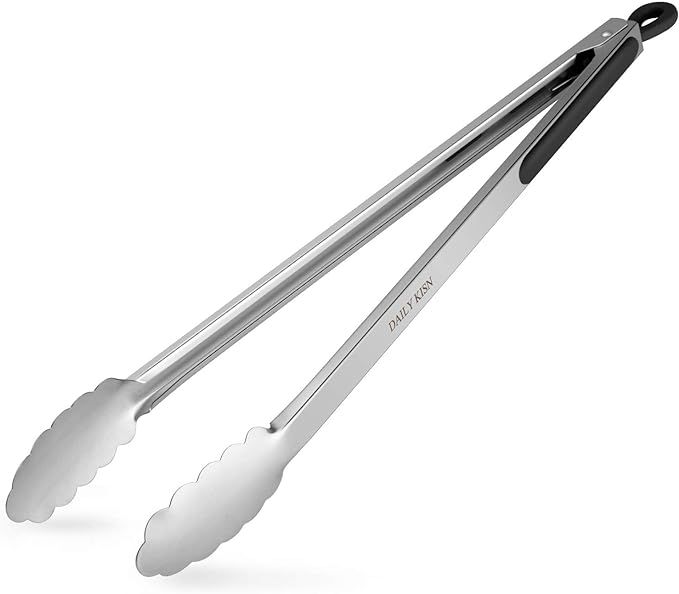 Amazon.com: Grill Tongs, 17 Inch Extra Long Kitchen Tongs, Premium Stainless Steel Tongs for Cook... | Amazon (US)