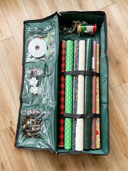 Christmas decor. Christmas organization. Wrapping paper organizer. Gift wrap. Amazon home.￼

#LTKGiftGuide #LTKhome #LTKHoliday