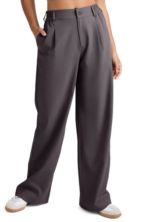 Beyond Yoga Status Trousers in Soft Umber at Nordstrom, Size Large | Nordstrom