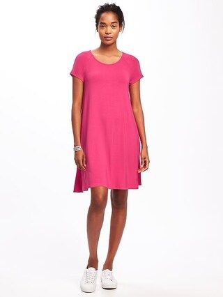 Old Navy Jersey Swing Dress For Women Size L Tall - Hijinks pinks | Old Navy US