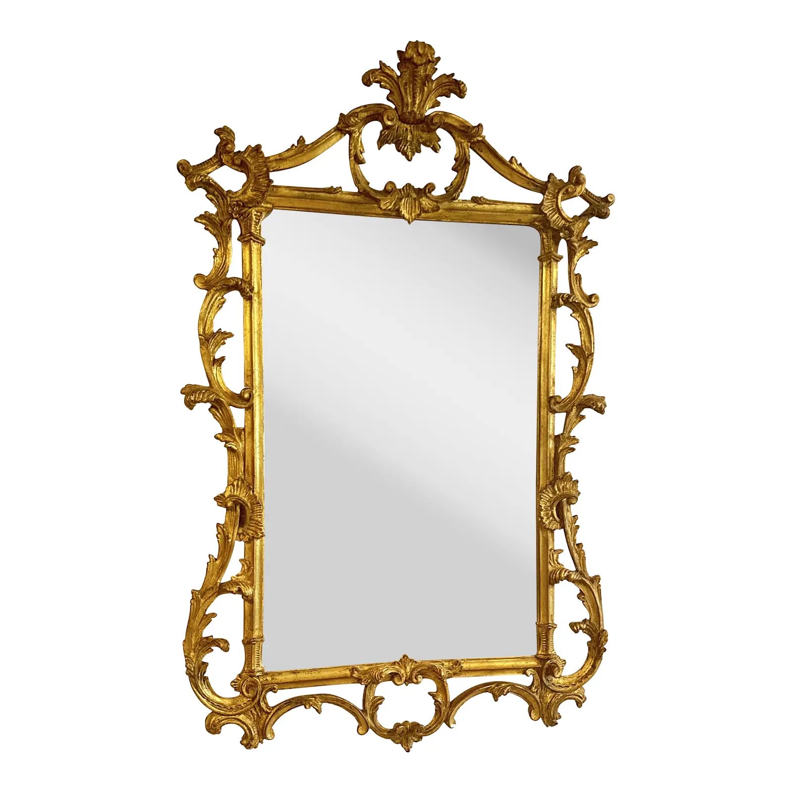 Vintage Carvers Guild Gold Hollywood Regency Mirror | Chairish
