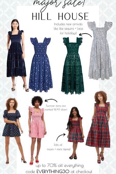 30% of everything (including sale items) at Hill House with code EVERYTHING30 

I love these cotton dresses for summer. I have some of the nap dresses and love them. I also love the sequin dress and lace dress option for the holidays. The mommy and me tartan dresses would be so sweet for holiday photos. 

#LTKHoliday #LTKfamily #LTKSeasonal
