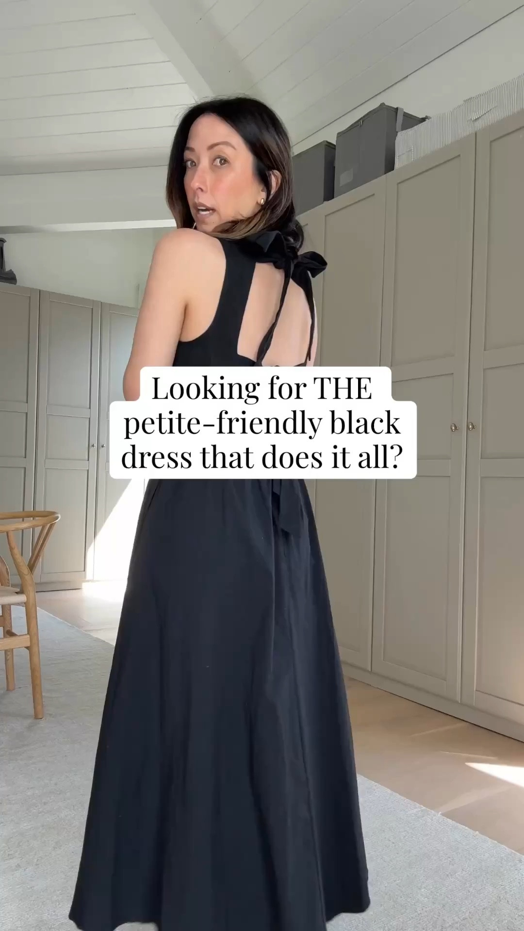 THE petite-friendly black dress to get you through everything. 

ASTR The Label dress xs
J.crew heels 5 - old, linked similar
The Row bag small - old. 
Marc Fisher flats 5. Run big. Add stickies to back of shoe. 
YSL sunglasses 
Dorsey James necklace 15”
Quince earrings

Spring dresses, spring outfits 2026, petite style, black dress 

#LTKootd #LTKPetite #LTKmomlife