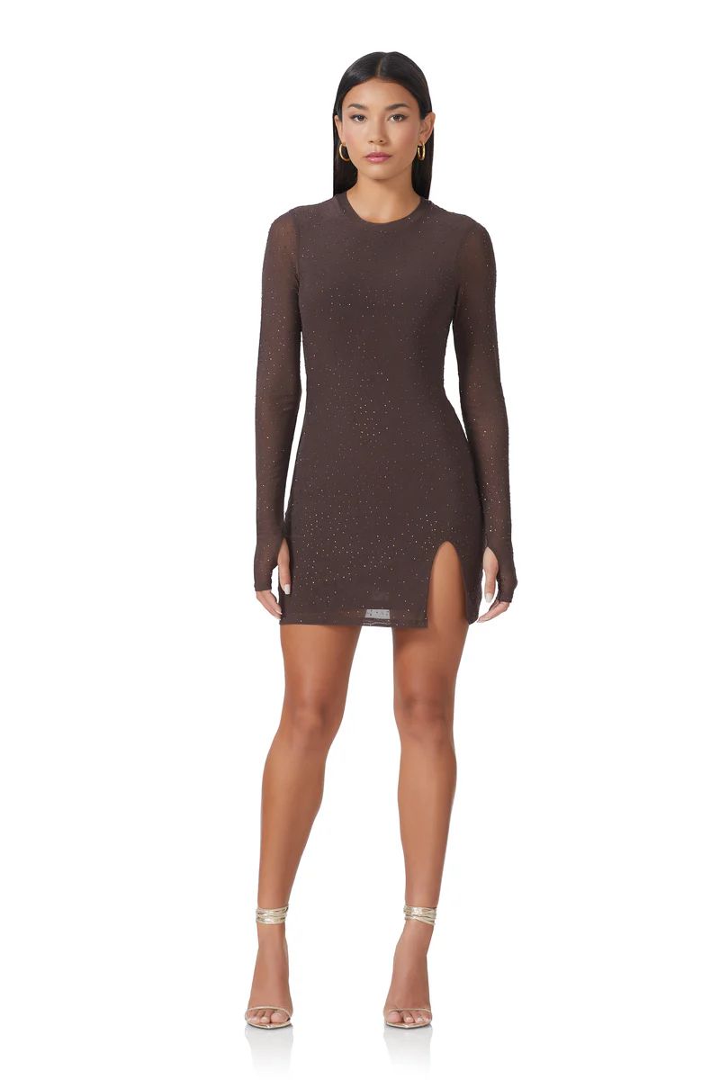 Lasso Mini-Dress - Java | ShopAFRM