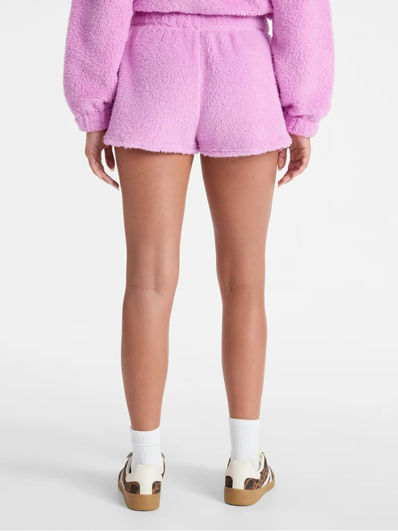 No Boundaries Plush Bungee Cord Shorts, Women's | Walmart (US)