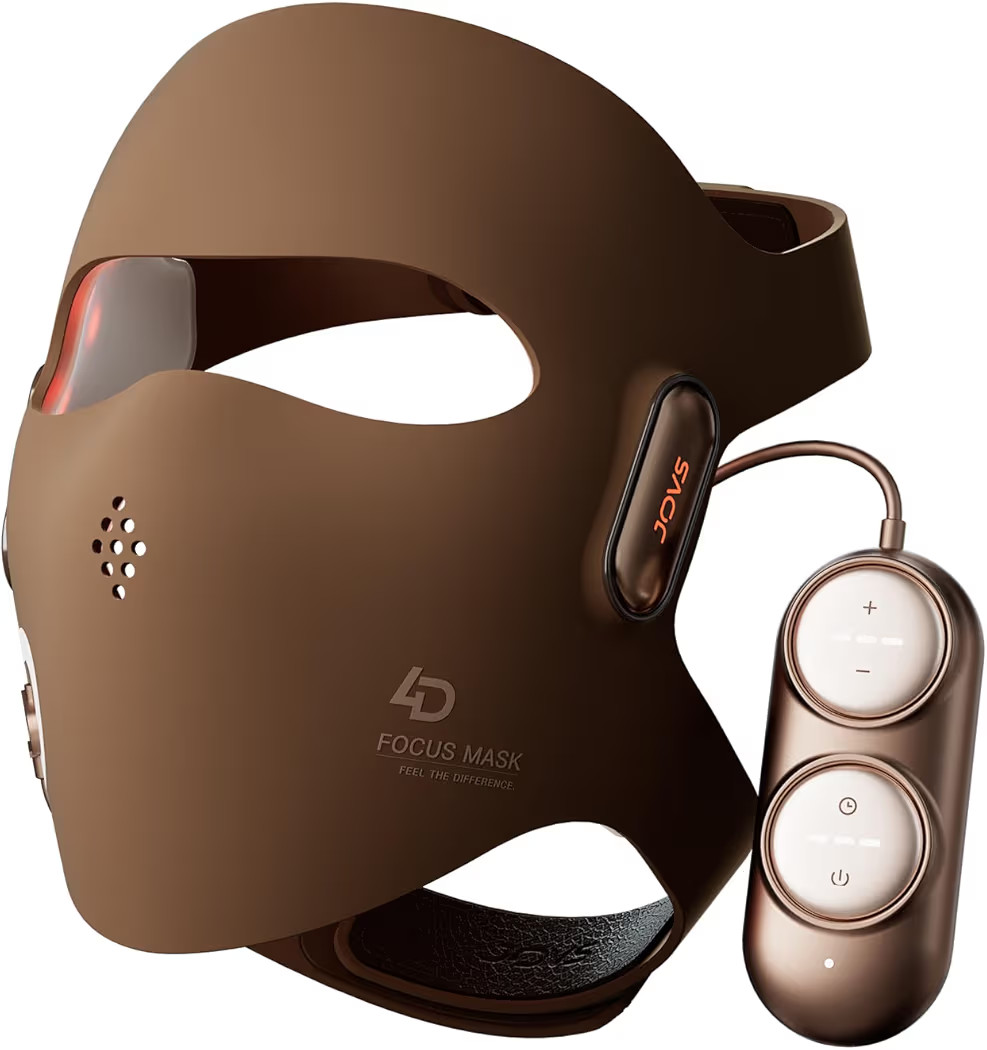 JOVS 4D Laser Light Therapy Mask - Red Light Therapy for Face, Led Face Mask Light Therapy, 6x Po... | Amazon (US)